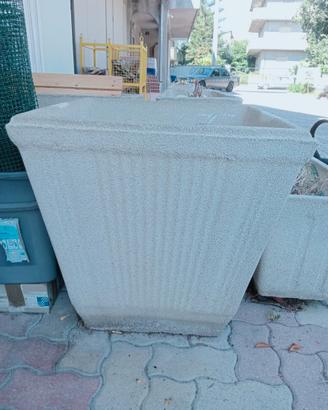 Vaso cemento quadrato 60*60*60