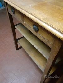 Tavolo scrittoio  in legno vintage