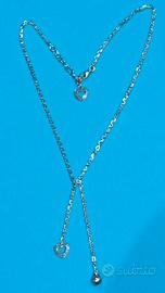 Collana donna doppio ciondolo Rebecca