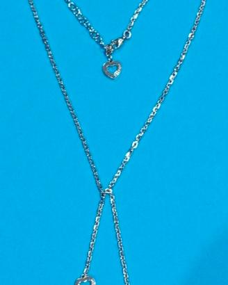 Collana donna doppio ciondolo Rebecca