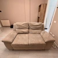 Divano beige 2 posti comodi