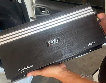 Subwoofer 38 impact e amplificatore gs audio 