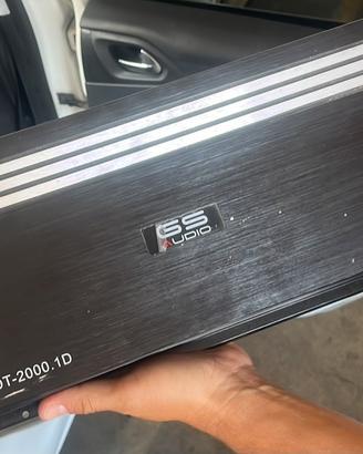 Subwoofer 38 impact e amplificatore gs audio 