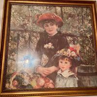 Cornice legno dorata d'epoca