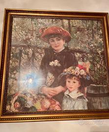 Cornice legno dorata d'epoca