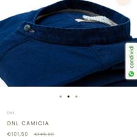Camicia boutique DNL, nuova