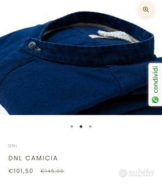Camicia boutique DNL, nuova