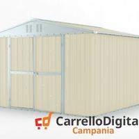 Box struttura lamiera Acciaio 327x307 avorio