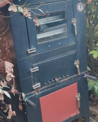 Forno a legna da esterno a cottura indiretta