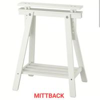 gamba cavalletto ikea mittback bianca