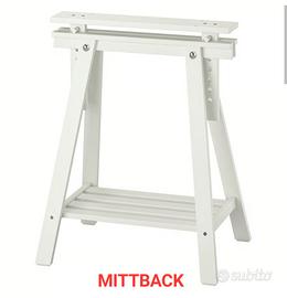 gamba cavalletto ikea mittback bianca