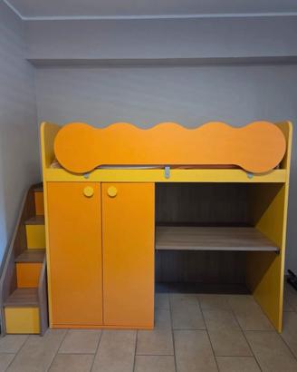 Camerette Letto soppalco  scala/armadio/scrivania