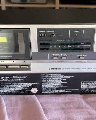 Pioneer CT-340 Deck Cassette Tape Vintage