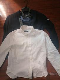 Giacca, camicia e papillon