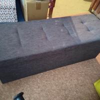 pouf contenitore grigio 