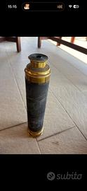 Cannocchiale per navi con canna rivestita in pelle