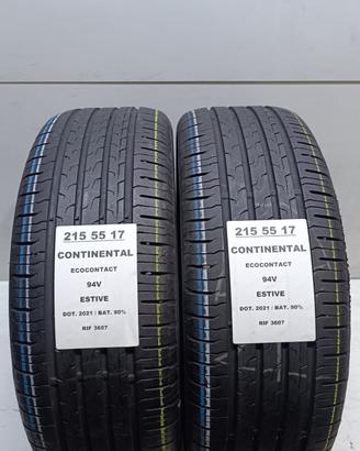 2 GOMME 215 55 17 CONTINENTAL RIF3607