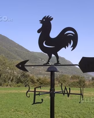 Gallo segnavento in ferro