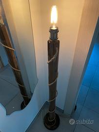 Lampada da terra stile vintage