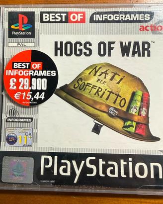 Hogs of war - nati per soffritto PS1 Pal ITA BEST