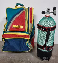 KIT DIVING: bombola / erogatori / computer / zaino