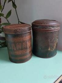 Due latte vintage Banania e caffè anni '30 - '40