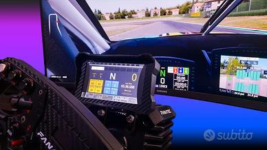 simracing dashboard schermo touchscreen simulatore