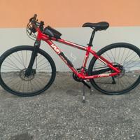 Bicicletta Whistle, alluminio rosso, cerchi 29,