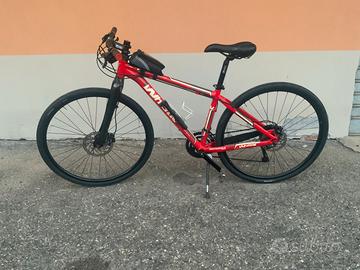 Bicicletta Whistle, alluminio rosso, cerchi 29,