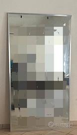 Specchio da terra minimal cornice argento - Ottime