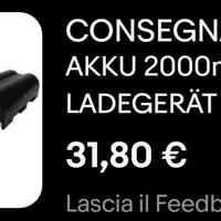 Batteria e carica batteria