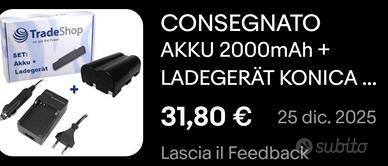 Batteria e carica batteria