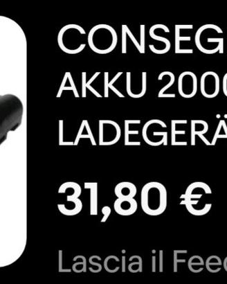 Batteria e carica batteria