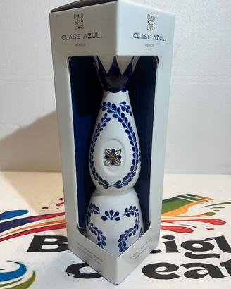 Bottiglia vuota classe azul reposado + box scatola
