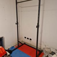 Half Rack + bilanciere + dischi
