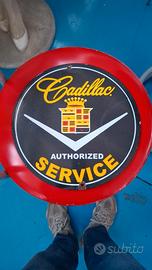 Insegna smaltata Cadillac Service
