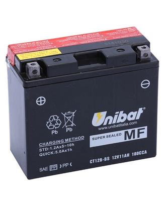 Batteria unibat CTZ14S-FA 11,2A, CCA 230A, posi
