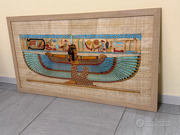 quadro su papiro egiziano (anche fotoluminescente)