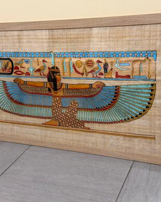 quadro su papiro egiziano (anche fotoluminescente)