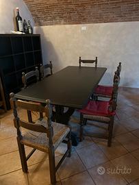 tavolo con sedie