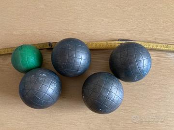 bocce 5 gioco Prof. da  10.7 cm Gr 950 ferro