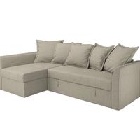 Fodera beige divano letto angolare Holmsund Ikea
