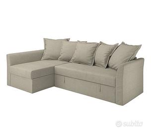 Fodera beige divano letto angolare Holmsund Ikea