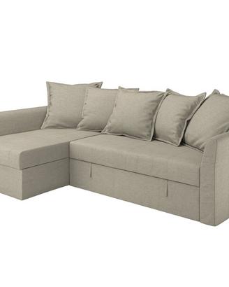 Fodera beige divano letto angolare Holmsund Ikea