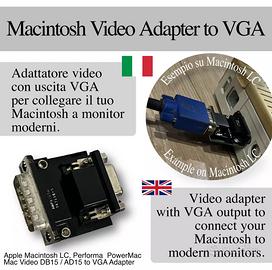 Macintosh VGA Adapter Apple Vintage