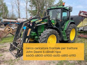 caricatore frontale  per trattore John Deere 6800