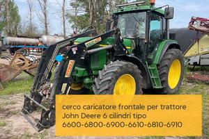 caricatore frontale  per trattore John Deere 6800