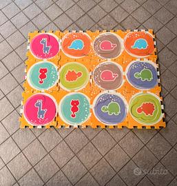 Tappeto Chicco gioco bambini dinosauri animali