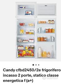 Frigorifero da incasso Candy