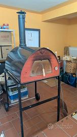 Forno a legna professionale per pizza